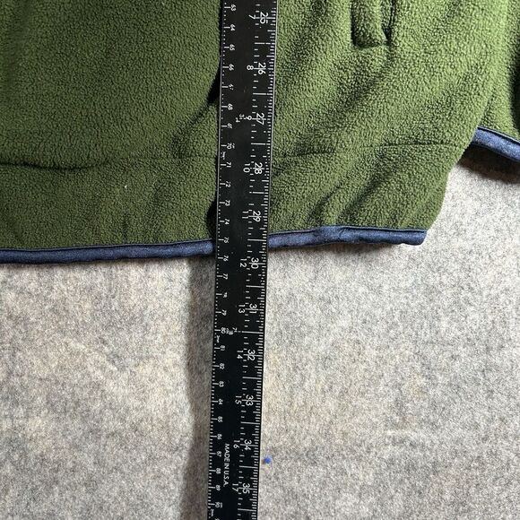 Vintage Polo Jeans Ralph Lauren Pullover Polartec Fleece Mens XL Half Zip Green - Picture 5 of 7